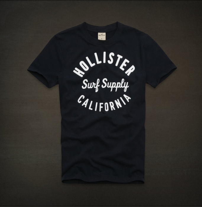 Hollister Hombres De Cuello Redondo Corto Remera HCO4174